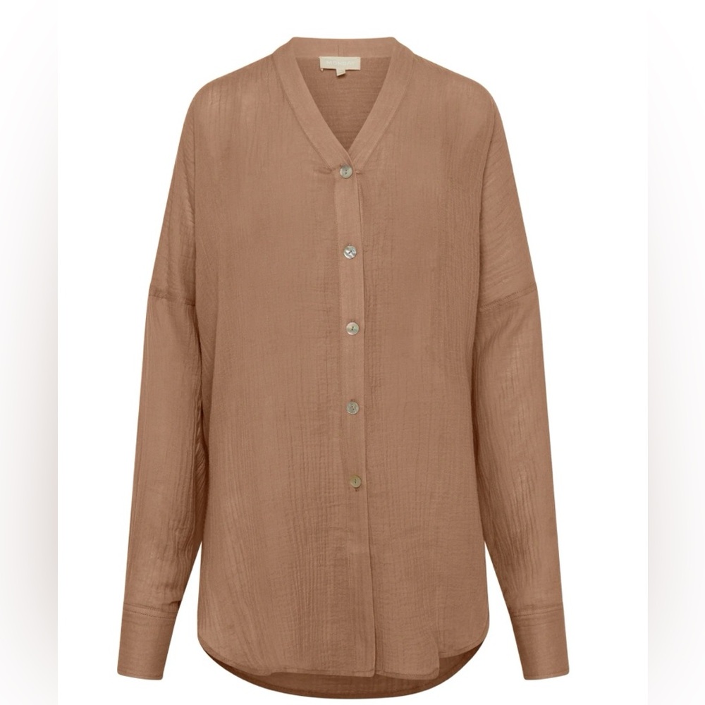 Monday Swimwear Linen Coverup Tunic S